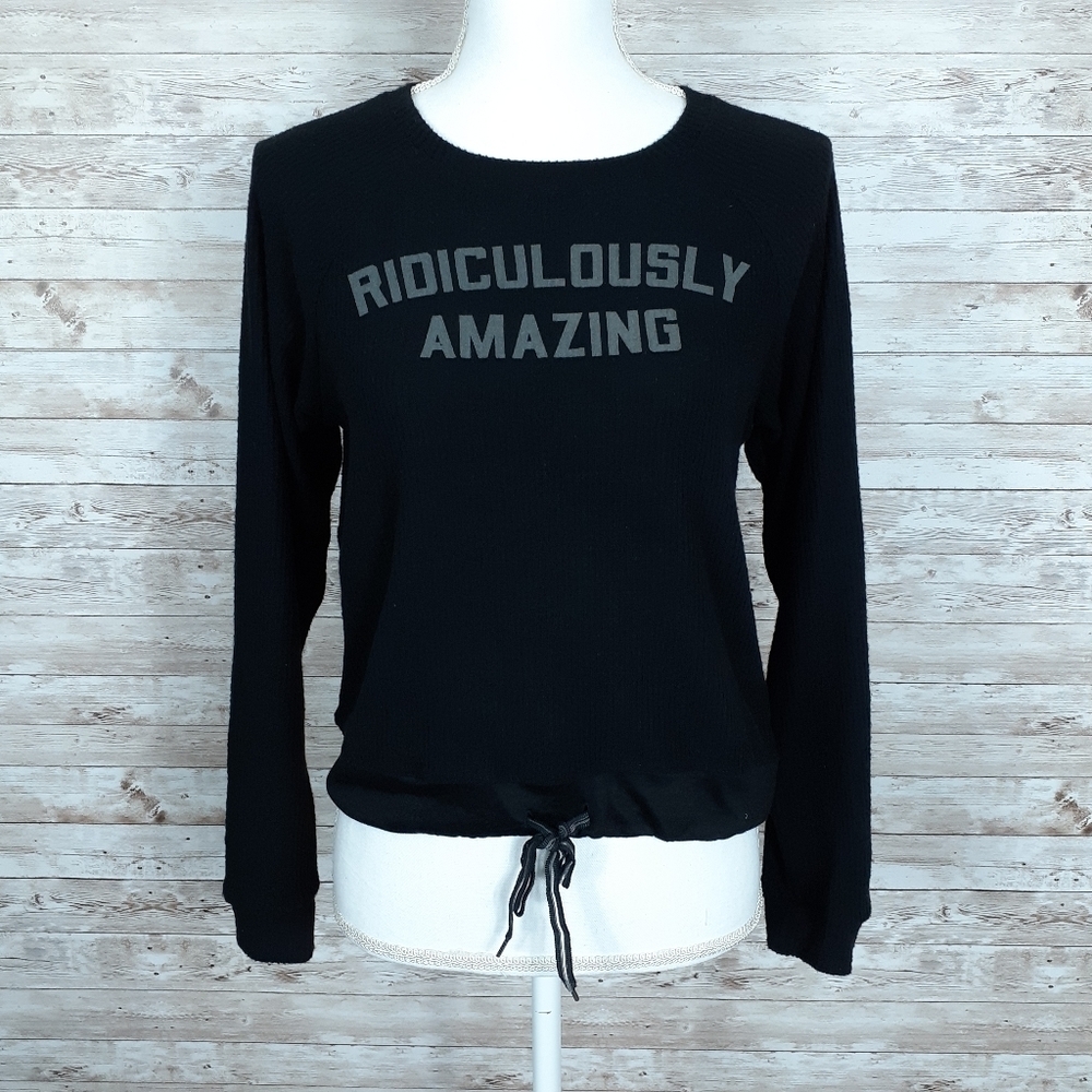 Energie Ribbed Crop Top Tie Waist 183
